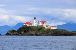 Green Island Lighthouse: On the border of Alaska with Canada